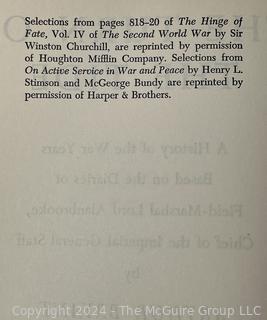 Turn of The Tide by Arthur Bryant Based on The WW2 Diaries of Lord Alanbrooke Book