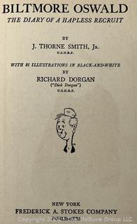 Two (2) Biltmore Oswald Books by J Thorne Smith, 1918 - 1919