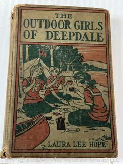 Two (2) Children's Books:  Honey Bunch: Her First Visit to The Seashore by Helen Louise Thorndyke and The Outdoor Girls of Deepdale by Laura Lee Hope