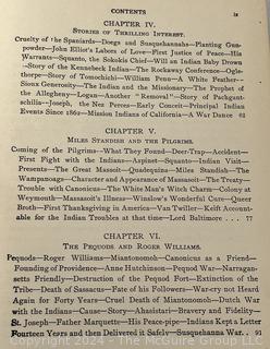 Two (2) Books on American Indians Including Wild Life Among the Red Men and True Stories About Indians