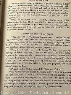 Two (2) Books on American Indians Including Wild Life Among the Red Men and True Stories About Indians