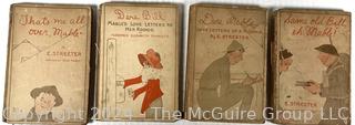 Four (4) Fiction Comedy Books in "Dear Mable" Series WWI 1918