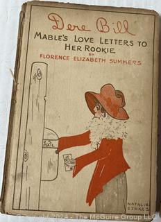 Four (4) Fiction Comedy Books in "Dear Mable" Series WWI 1918