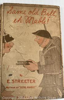 Four (4) Fiction Comedy Books in "Dear Mable" Series WWI 1918