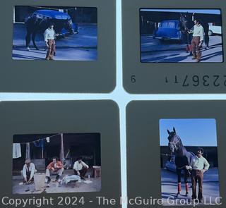 Collection of Color 35mm Slides Including Racehorses, Las Vegas Etc