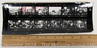 Contact Print Sheet by Photographer Arthur Rickerby of the First Army vs Air Force Football Game 1959 