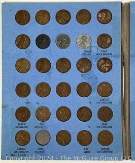 US Lincoln Cent Collection Book (Whitman 1941-) Incomplete