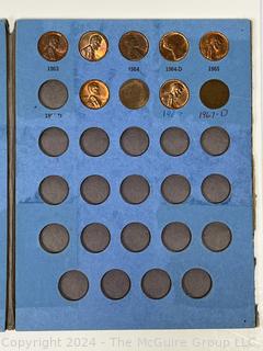 US Lincoln Cent Collection Book (Whitman 1941-) Incomplete