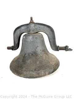 Large Cast Iron School Bell