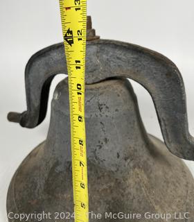 Large Cast Iron School Bell