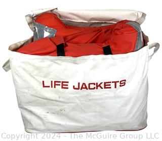 Two (2) Retro Life Jackets in Bag