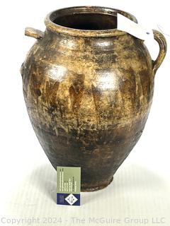 Large Stoneware Pottery Urn.  21"