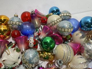 Large Group of Vintage Glass Ornaments