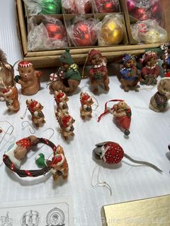 Group of Christmas Ornaments