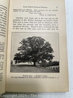 Long Island Natural History by Trumbull Marshall 1928 Book