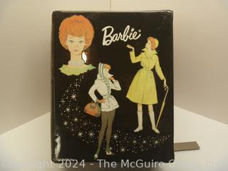 1963 Barbie Black Travel Trunk Barbie Doll Carrying Case