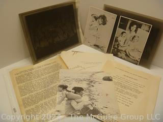 Collection of John F. Kennedy JFK Photos and Campaign Documents 1960's