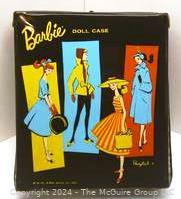 1961 Barbie Black Travel Doll Carrying Case