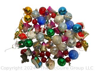 Large Group of Vintage Glass Ornaments