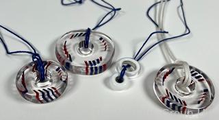 Hand Blown Glass Beaded Necklaces