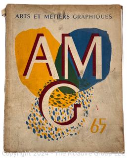 Arts et Métiers Graphiques 57, Published by AMG, Paris, 1937, in French