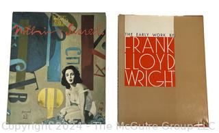 Art & Architecture Books Including Nothing Sacred by Michael Vollbracht and "The Early Work" by Frank Lloyd Wright 