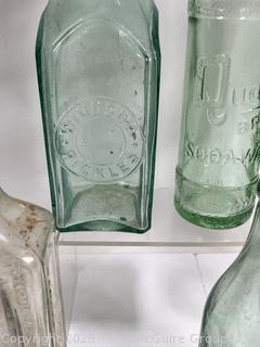 Six (6) Antique Bottles from Privy Dig