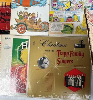 Collection of Vinyl LP Records Including Sweet Emma and Preservation Hall Band, Sesame Street, Carol Burnett and Elvis