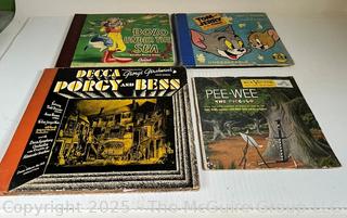 Collection of 78 Vinyl Records Including Porgy and Bess, Bozo and Tom and Jerry.