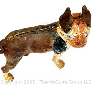 Boston Terrier Cast Iron Door Stop, with Paint