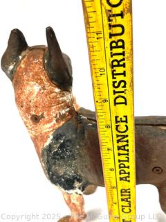 Boston Terrier Cast Iron Door Stop, with Paint