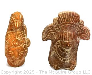 Pre-Columbian Mayan Mesoamerican Clay Figurines Artifacts