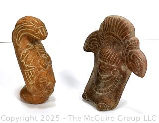 Pre-Columbian Mayan Mesoamerican Clay Figurines Artifacts