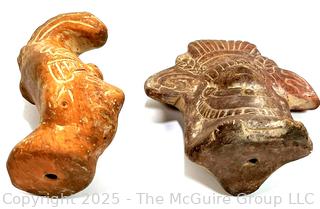 Pre-Columbian Mayan Mesoamerican Clay Figurines Artifacts