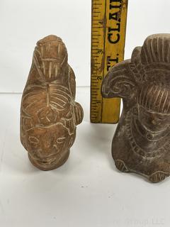 Pre-Columbian Mayan Mesoamerican Clay Figurines Artifacts