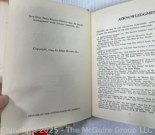 Eight (8) Vintage Books with Dust Jackets Including I Took It Lying Down and Pause to Wonder.
