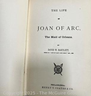 Six (6) Children's Book Including Fire Opal, Caught by the Camera, Miss Minerva Goin’ Places, Life of Joan of Arc, The Whale and the Grasshopper and The Art of Speaking and Writing