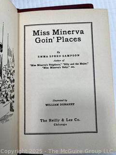 Six (6) Children's Book Including Fire Opal, Caught by the Camera, Miss Minerva Goin’ Places, Life of Joan of Arc, The Whale and the Grasshopper and The Art of Speaking and Writing