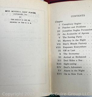 Six (6) Children's Book Including Fire Opal, Caught by the Camera, Miss Minerva Goin’ Places, Life of Joan of Arc, The Whale and the Grasshopper and The Art of Speaking and Writing