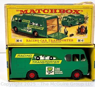 Green Diecast Lesney Matchbox Racing Car Transporter King Size K-5 with Original Box