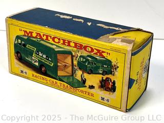 Green Diecast Lesney Matchbox Racing Car Transporter King Size K-5 with Original Box