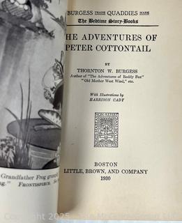 Four (4) Books Including Knight Comes Flying, The Best Years of our Lives, Peter Cottontail, and Young Folks Book of American Explorers