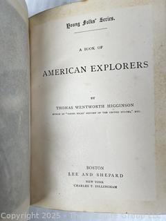 Four (4) Books Including Knight Comes Flying, The Best Years of our Lives, Peter Cottontail, and Young Folks Book of American Explorers