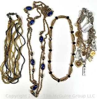 Four (4) Costume Jewelry Necklaces