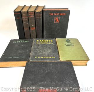 Nine (9) Mystery Books Including the Crime Club 1920's and 1930's