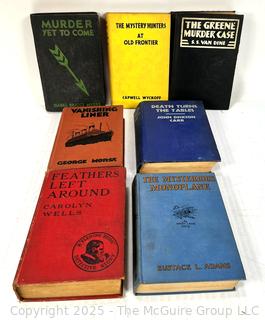 Seven (7) Mystery Books, 1930's