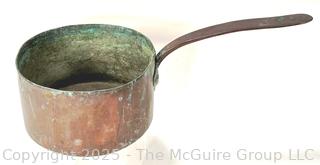 Hammered Copper Saucepot