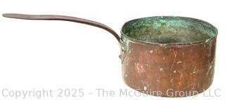 Hammered Copper Saucepot