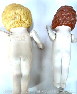 Six (6) Porcelain Dolls with Articulated Arms