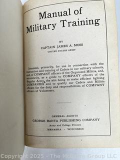 Manual of Military Training by Major James A. Moss, 1915 First Edition 